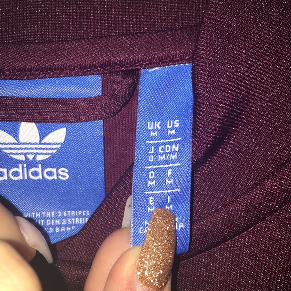 Adidas maroon sweater - Picture 5 of 6